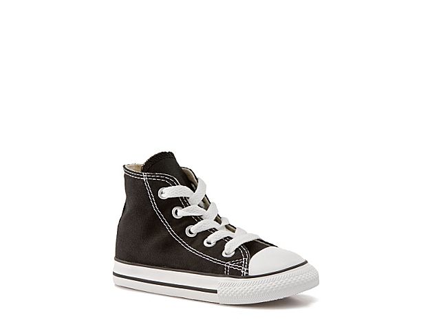 Converse Chuck Taylor All Star Infant & Toddler High-Top Sneaker - Boy's - Black | DSW