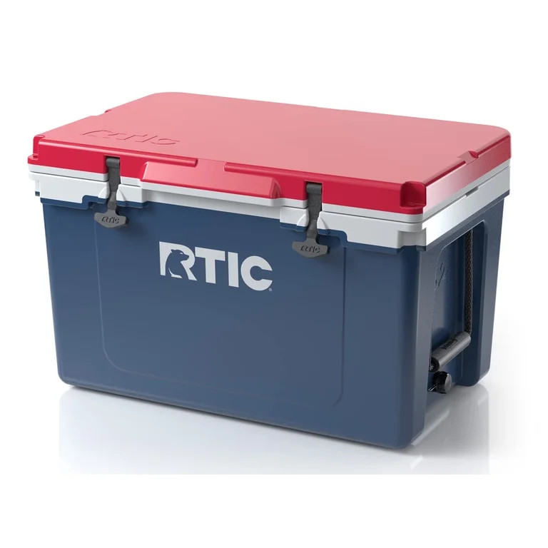 RTIC 52 QT Ultra-Light Hard-Sided Ice Chest Cooler, Patriot, Fits 76 Cans | Walmart (US)