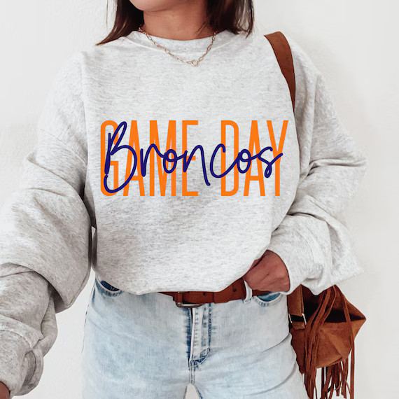 Game Day Broncos Sweatshirt Game Day Sweatshirt Broncos - Etsy | Etsy (US)