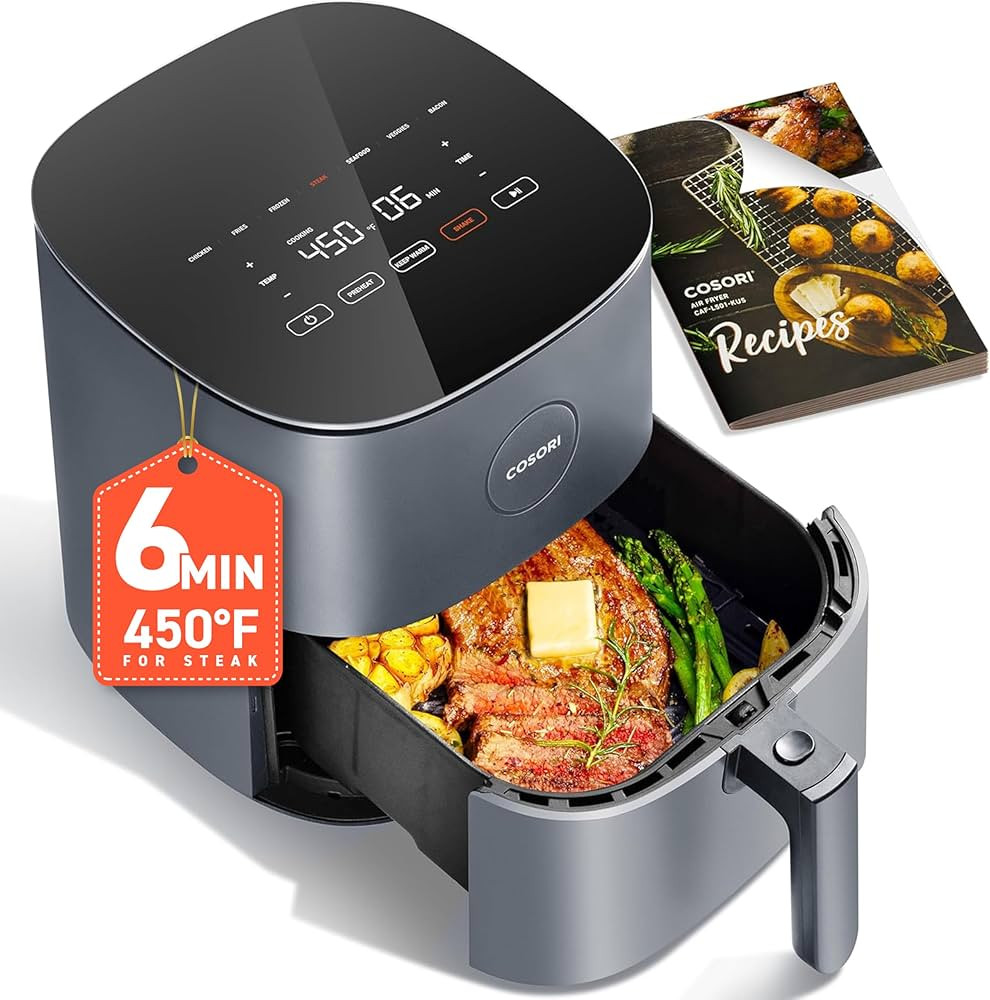 COSORI Air Fryer 9-in-1, Compact 5-Qt, Perect for Meat Enthusiasts with 450°F Max Heat Function,... | Amazon (US)