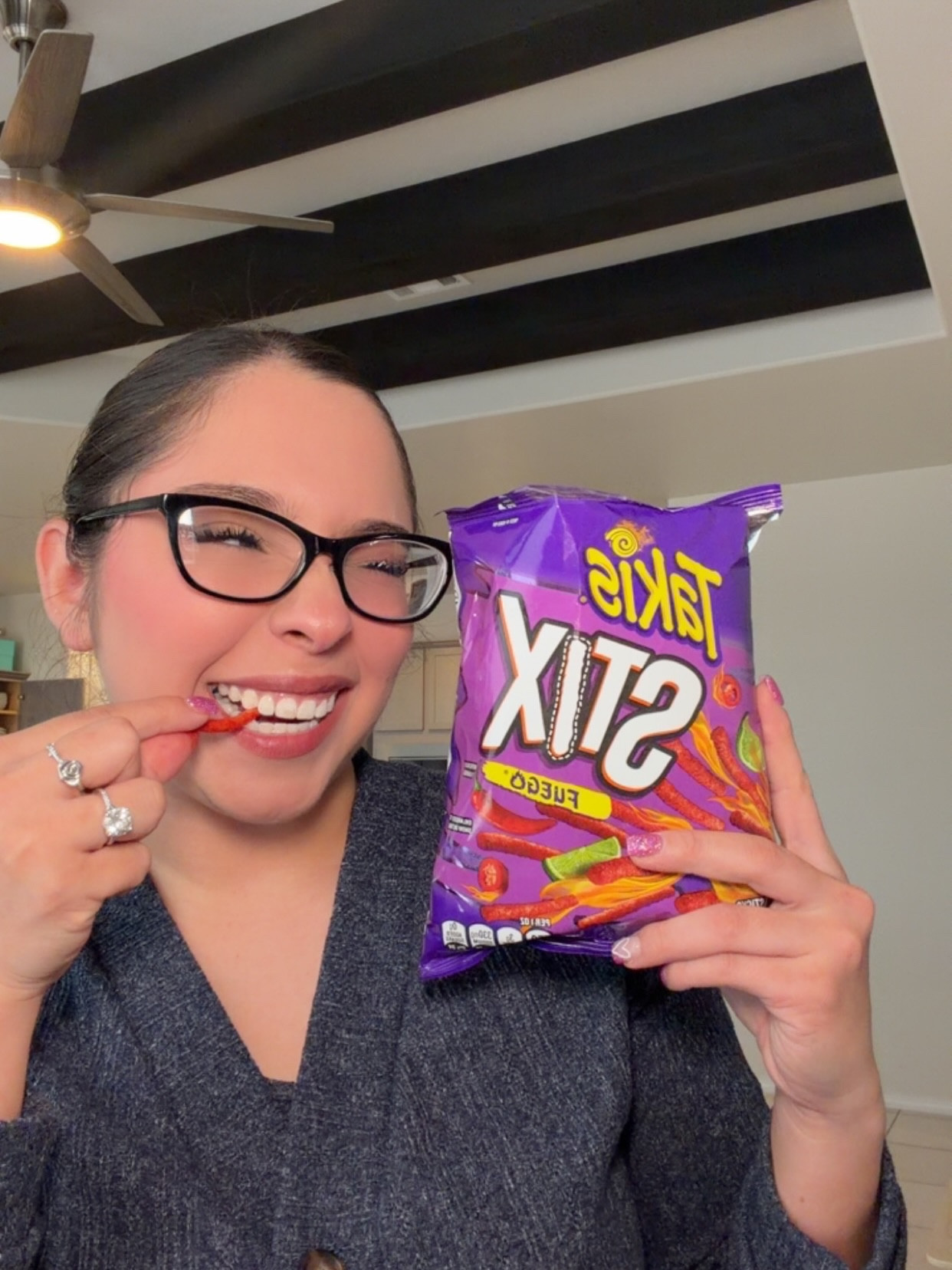 Snack time = Takis time 🌶️ crunching happily over here. 

 @influenster @takisusa #complimentary #takis #takisfuego