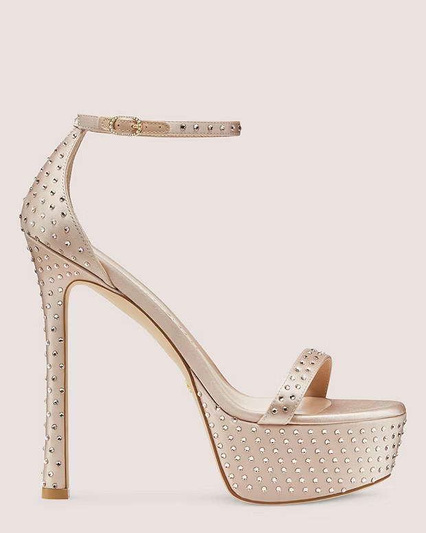 Nudistcurve Hollywood Shine Platform Sandal | Stuart Weitzman (US)