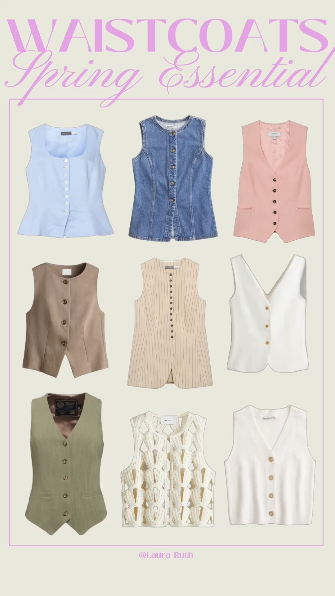Waistcoats are trending this spring in all styles and fabrics 🤍 such an easy way to elevate your everyday looks. spring outfits, city break, workwear 

 #LTKuk #LTKspring #LTKstyletip