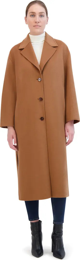 Double Faced Wool Reefer Coat | Nordstrom Rack