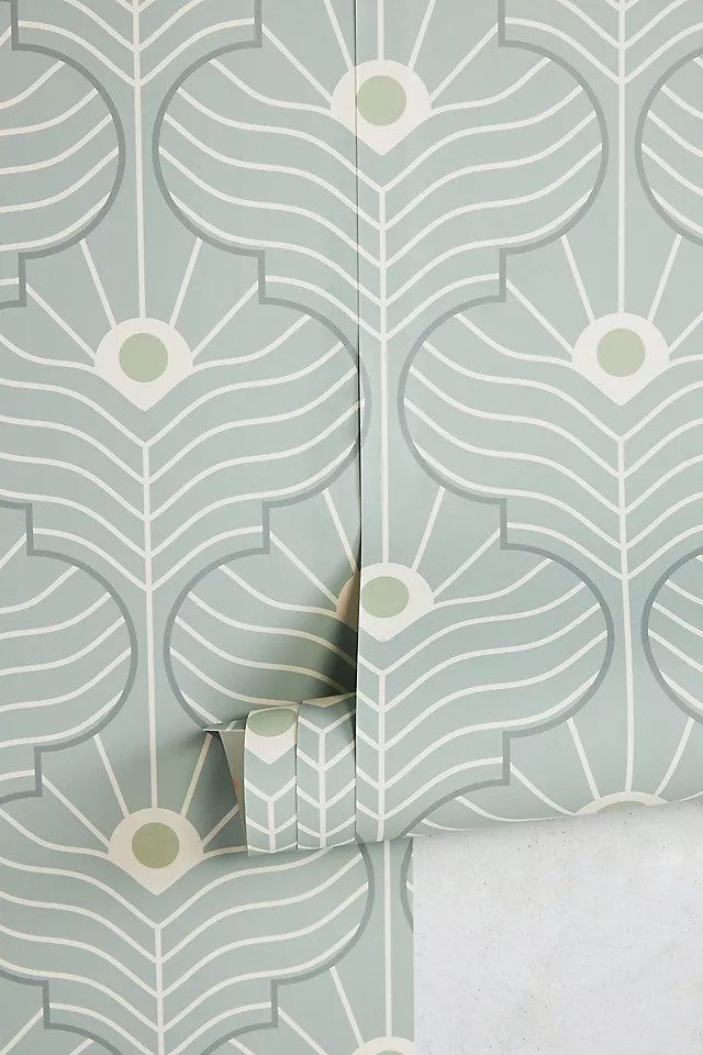 Moroccan Peacock Wallpaper | Anthropologie (US)