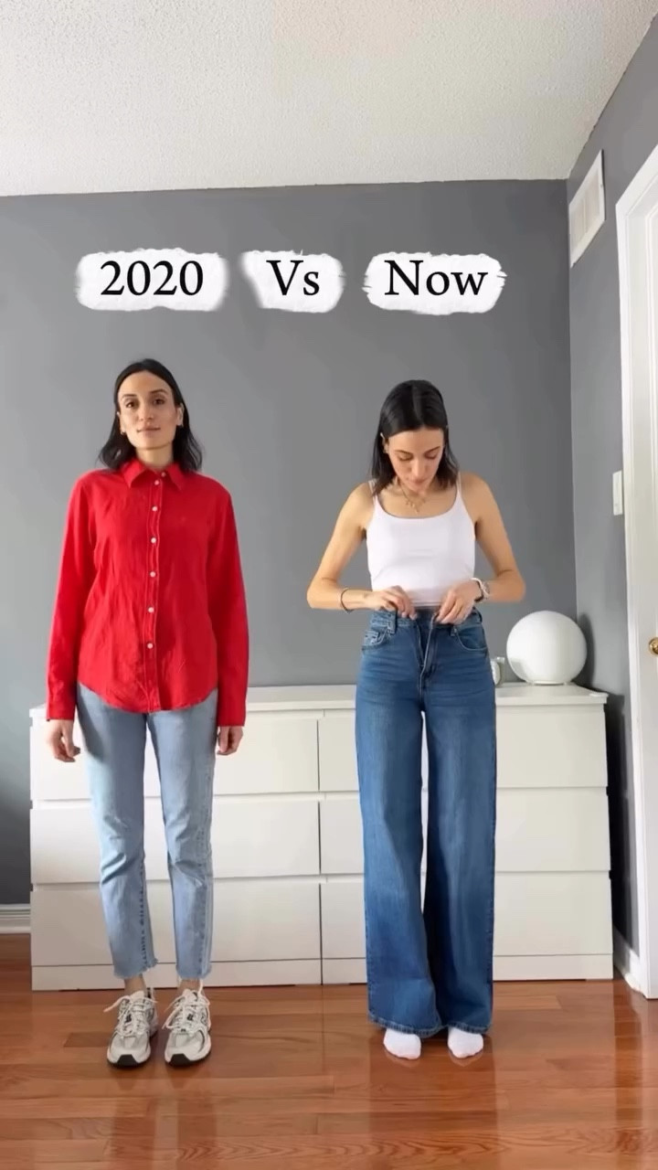 Which side is your fave? Comment SHOP for links.

Resharing one of the most viral Reel from last Spring.

#outfitideas #springfashion #simplestyle