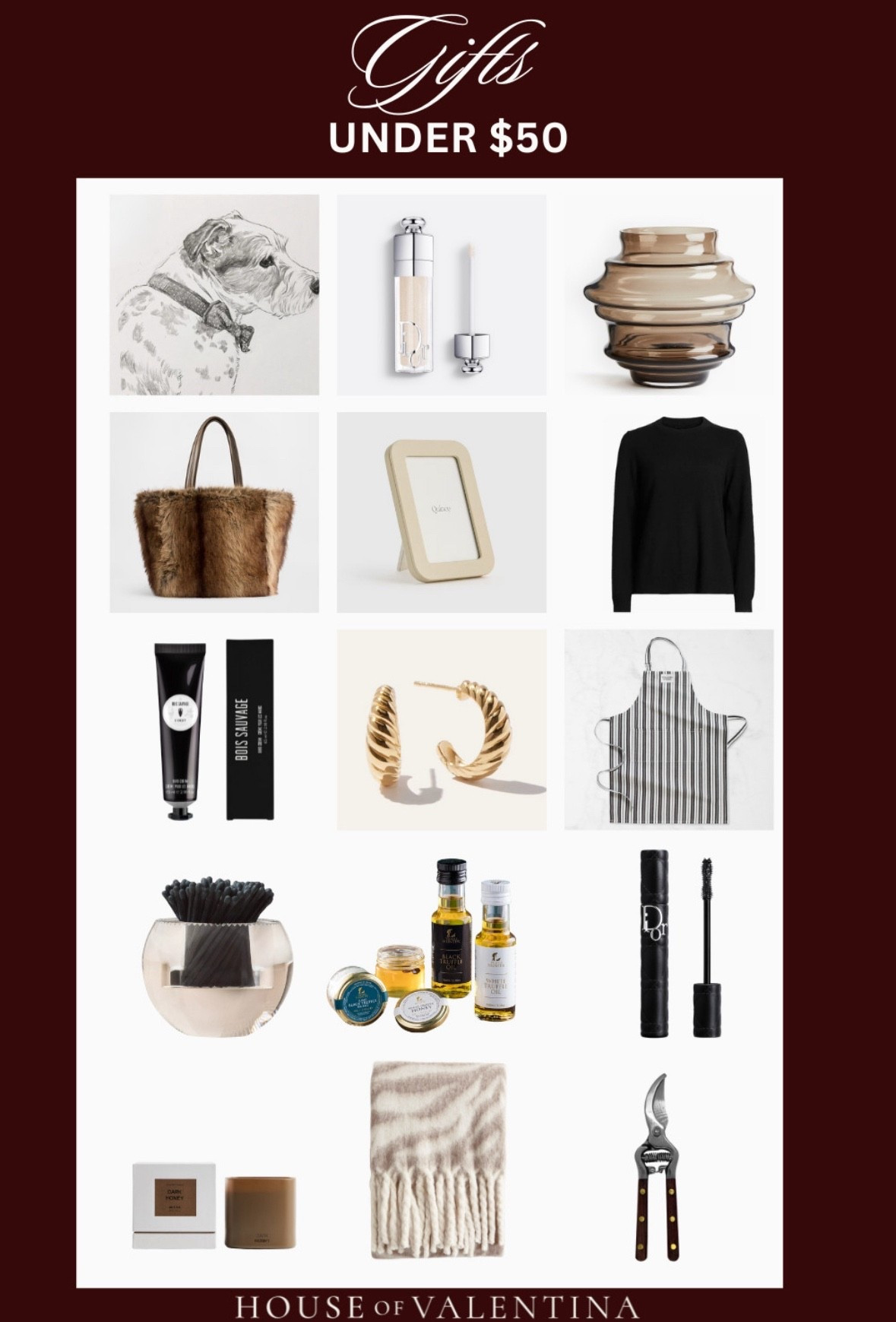 Eeekk! This under-$50 gift guide is giving major Christmas magic!! I picked festive favorites, cozy winter essentials, luxe little treats, and stylish finds that make gifting fun again. Everything feels high-end but still budget-friendly. I’m obsessed with this entire lineup! And don't even get me started on that personalized dog sketch OMG.  

 

#LTKHoliday #LTKSeasonal #LTKGiftGuide