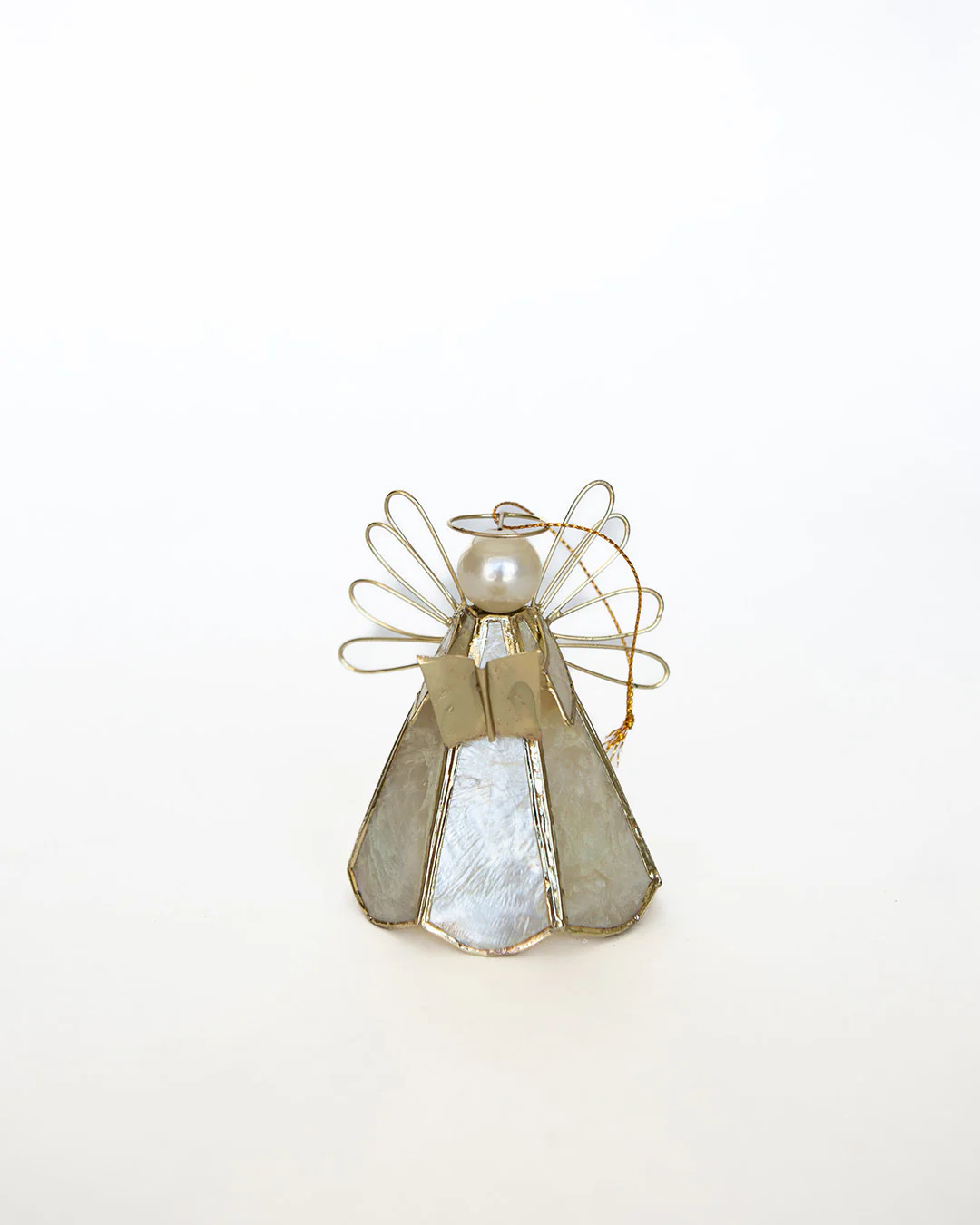 Golden Singing Angel Ornament | Elements by Remedy