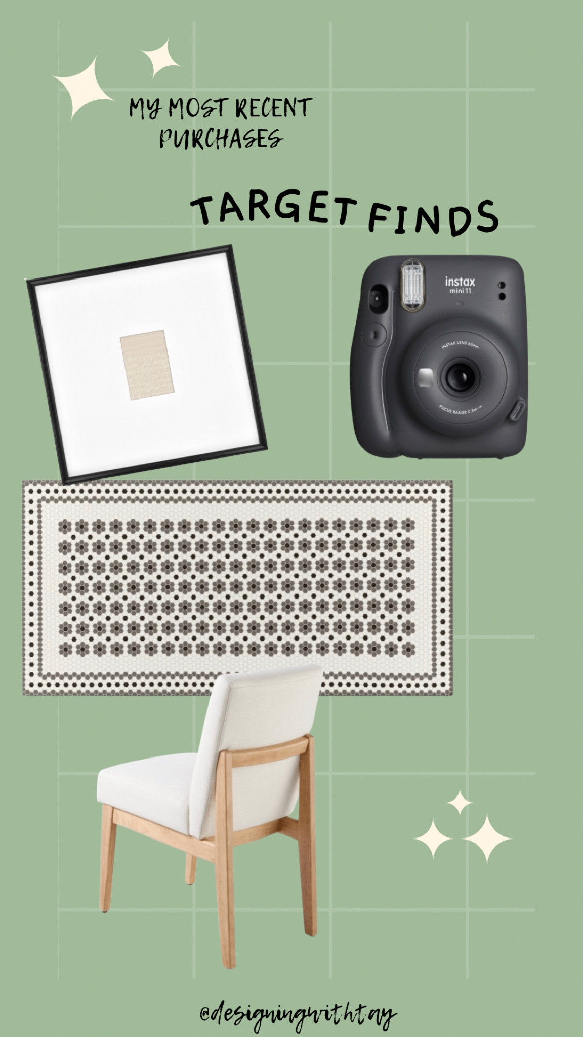 Target Tuesday! My most recent purchase have two and love, waiting on two more! Dining room chairs, chic frames for family pictures, functional and cute laundry room rug! Or would be great for kitchen! 

#LTKunder50 #LTKfamily #LTKunder100