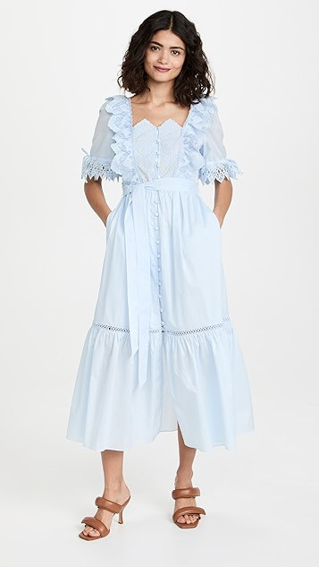 Floral Midi Dress | Shopbop