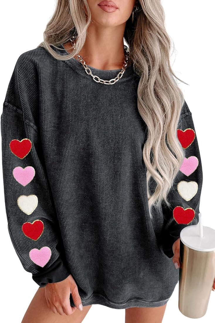 MARZXIN Women's Casual Sweatshirts Long Sleeve Crewneck Pullover Tops Fashion Hoodies Outfits Mar... | Amazon (US)