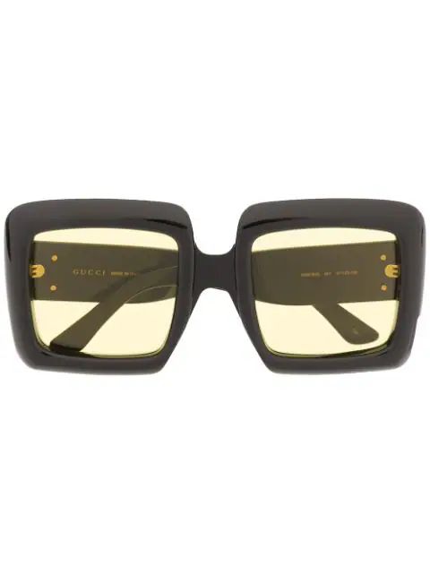 oversized square-frame sunglasses | Farfetch (US)
