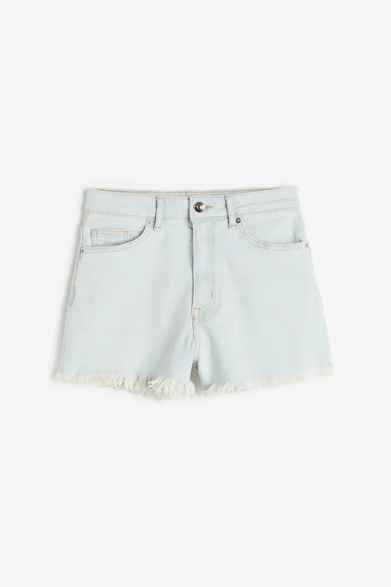 Short en denim avec taille haute | H&M (FR, IT, ES, PT, BE)