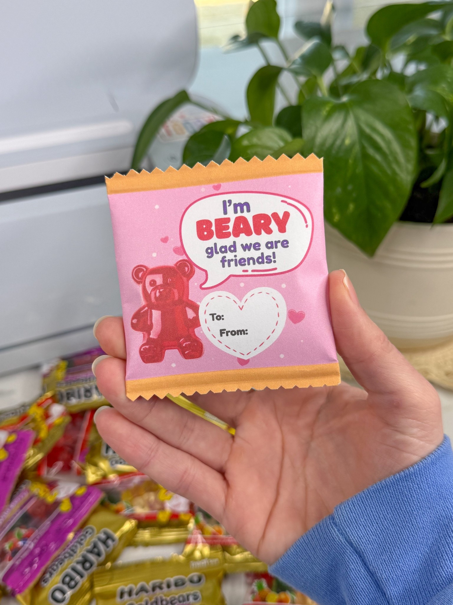 Custom Valentine’s Day treat bags