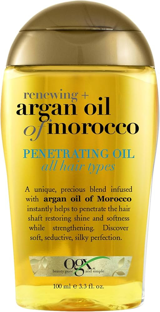 OGX Argan Oil of Morocco Penetrating Hair Oil Treatment, 3.3 fl oz | Amazon (US)