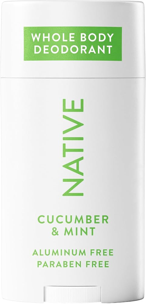 Native Whole Body Deodorant, Cucumber & Mint Scent, 72 Hour Odor Protection for Pits, Privates & ... | Amazon (US)