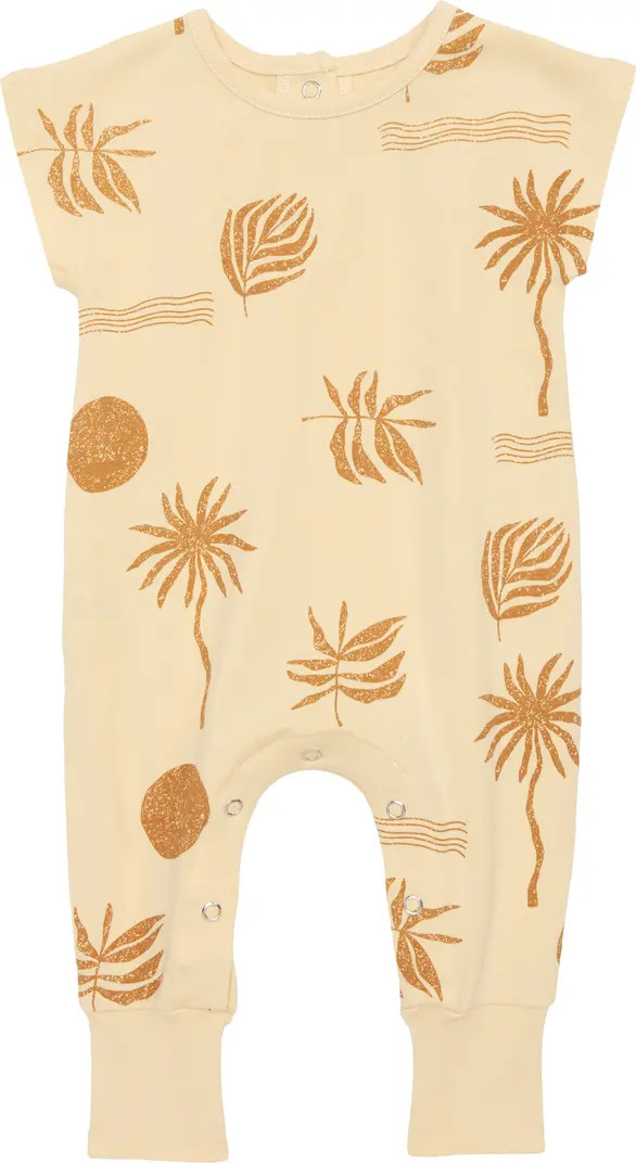 Sunset Tropic Short Sleeve Romper | Nordstrom