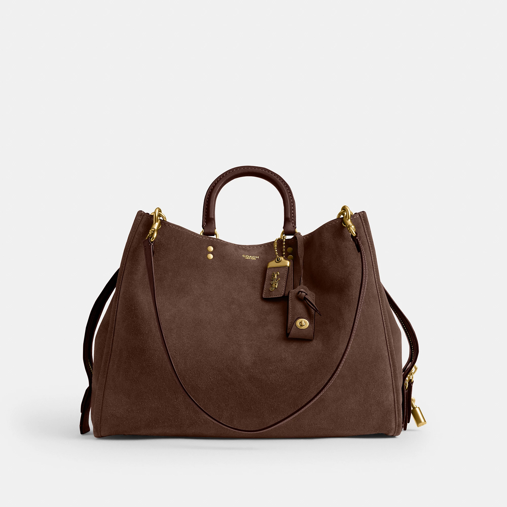 Coach Rogue Bag 40 - Women's - Brass/dark Chocolate | Coach (US)