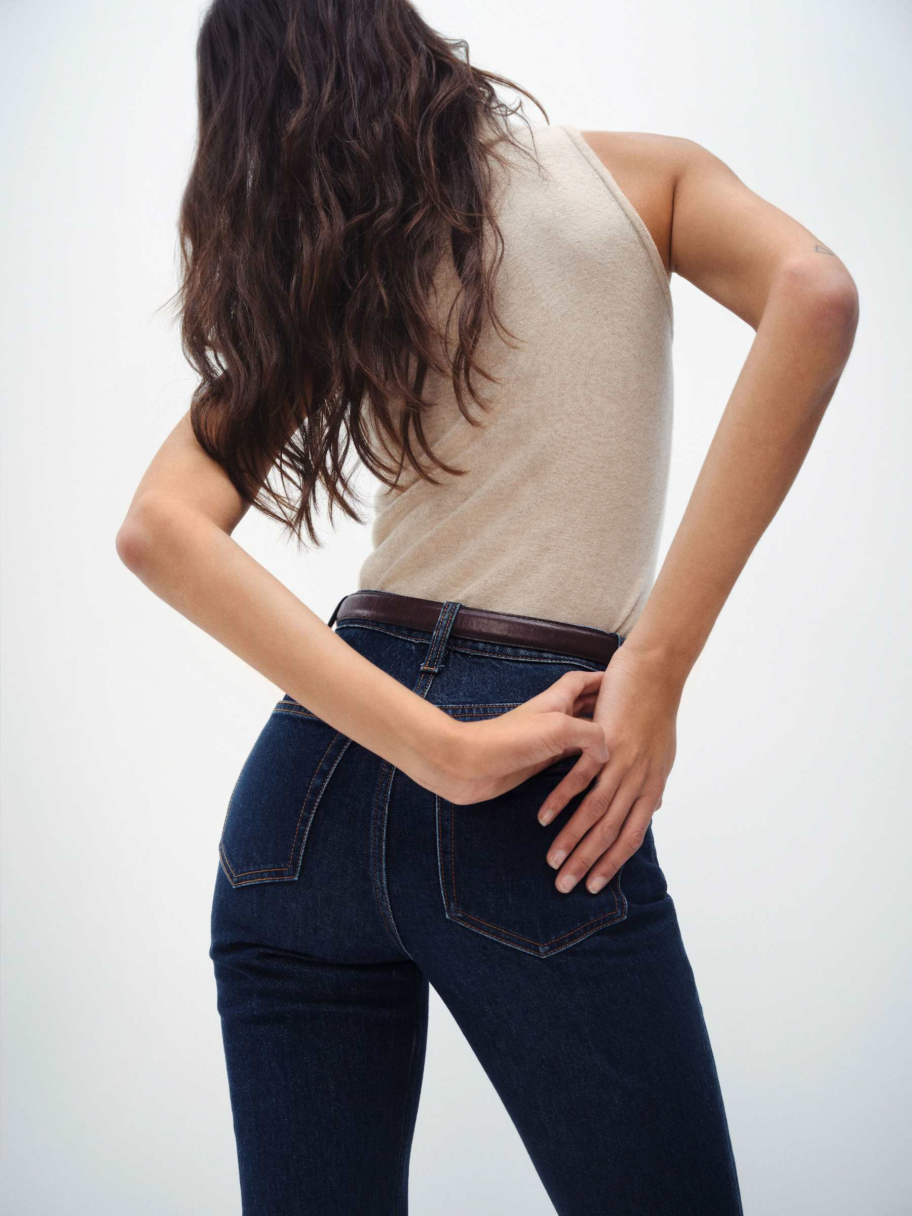 Jax Stretch High Rise Straight Jeans | Reformation (Global)