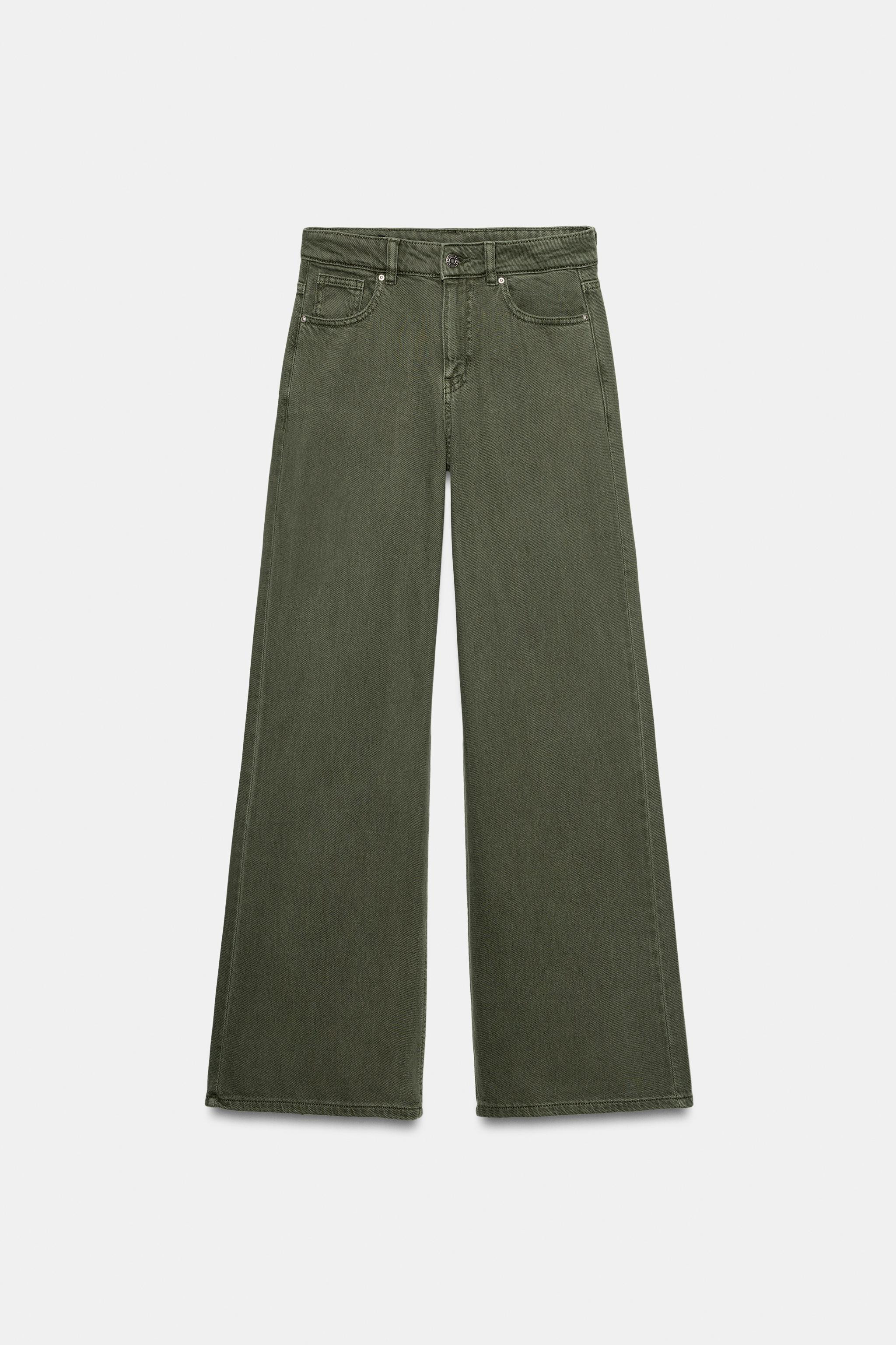 Z1975 HIGH-WAISTED FLUID WIDE LEG JEANS | Zara US