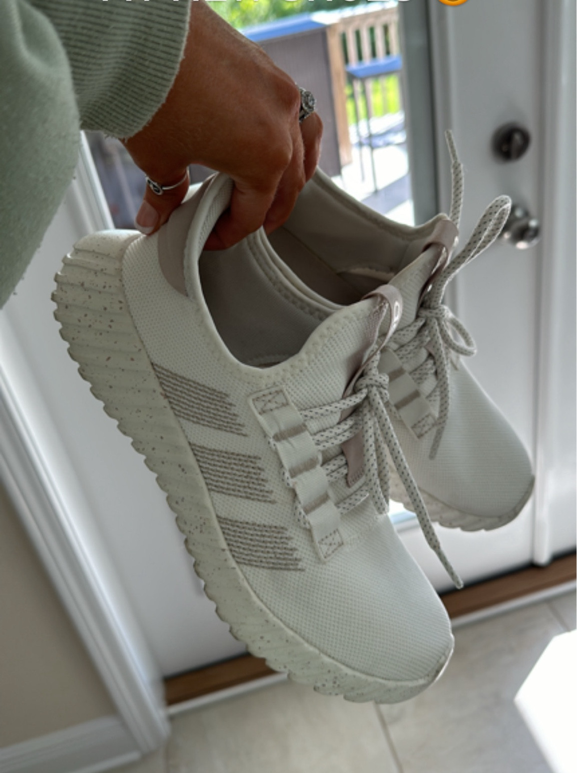 New walking shoes! They’re super comfortable and fit TTS 💪🏼 loveee the color. They’re an off white so they don’t look dirty when they get worn! 

#LTKActive #LTKFindsUnder100 #LTKStyleTip