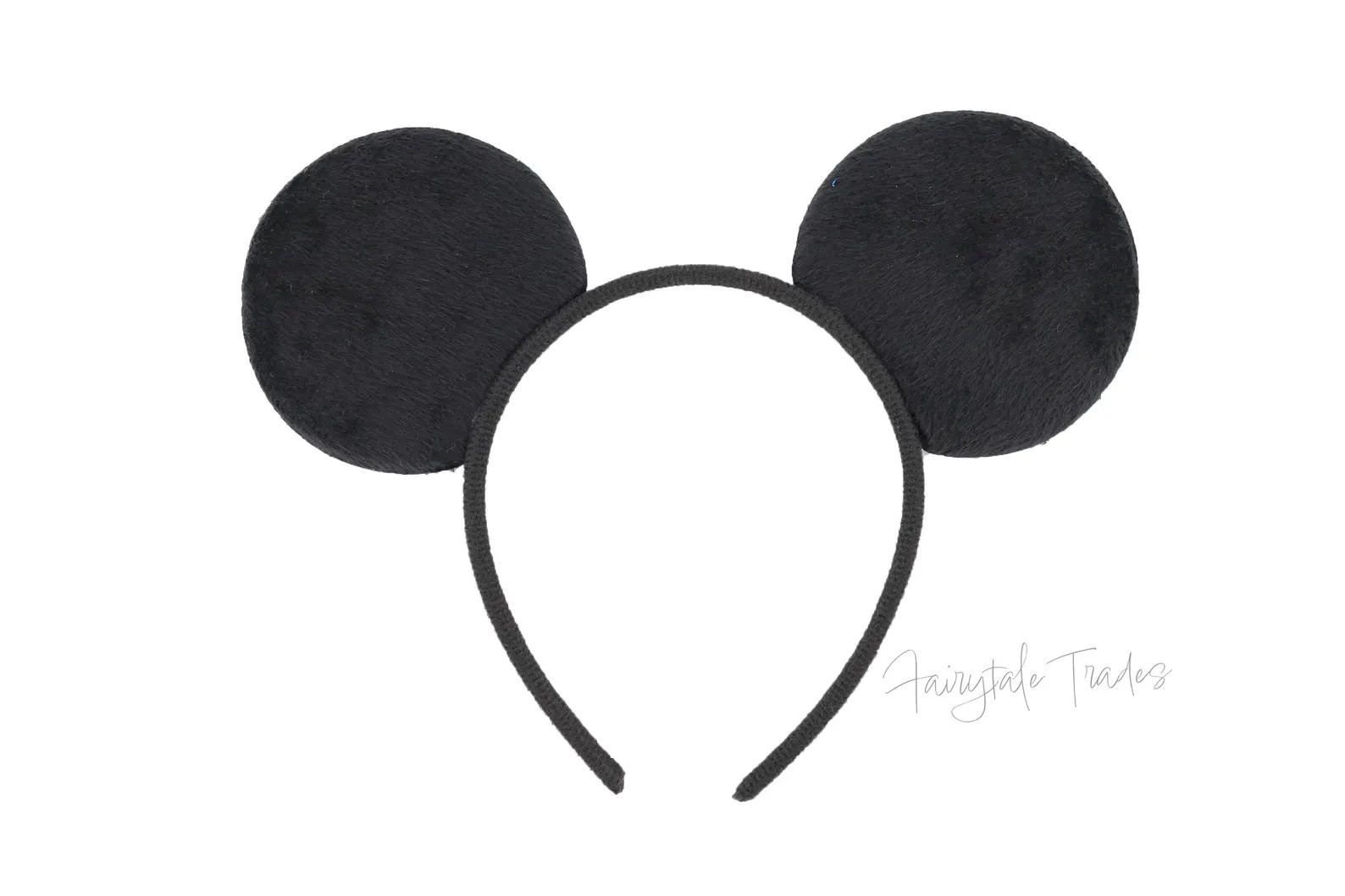 Black Felt Mickey Mouse Ears Disney Mickey Ears Boys Mens Mickey Ears Solid Black Disney Ears Sim... | Etsy (US)