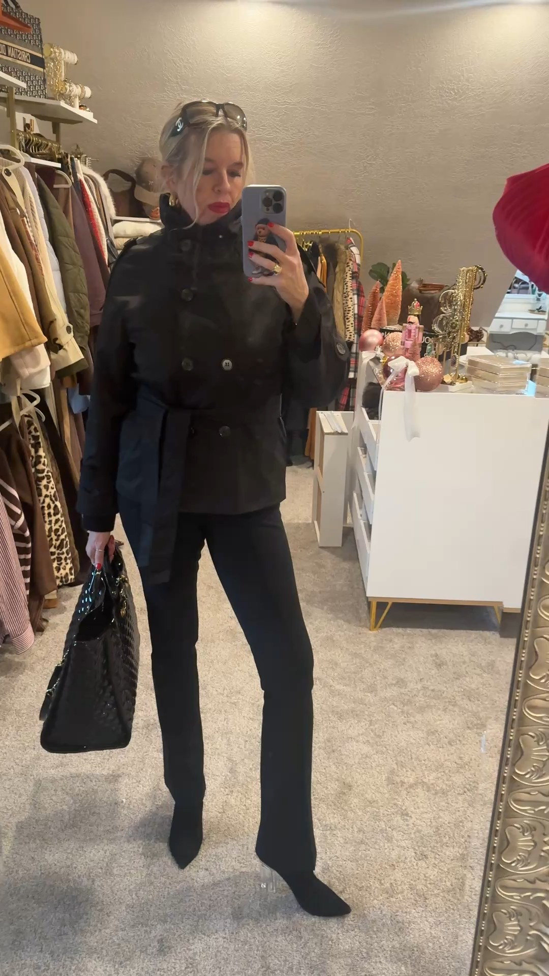 Over 50 —
COOL GIRL STYLE

I couldn’t resist the chic high collar on this trench style coat! 

It’s a French Kiss💋

With that said “I had to get it in two colors”… Like they say “like it,buy it twice”

Which color is your favorite?

-Trench wearing a med tts
-Spanx Ponte flair pant tts in med
-Cecelia New York suede bootie tts with acrylic heel 
-bag Caroline hill 
-Chanel sunglasses vintage 

#LTKWorkwear #LTKFindsUnder50 #LTKOver40
