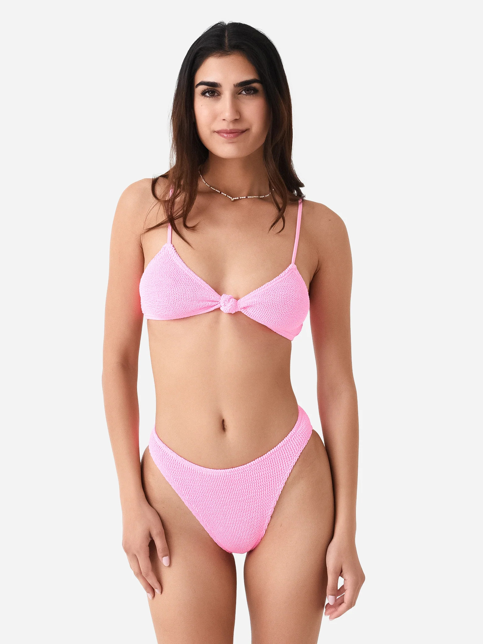 Love & Bikinis Women's Laguna Beach Front Wrap Knot Bikini Top | Saint Bernard