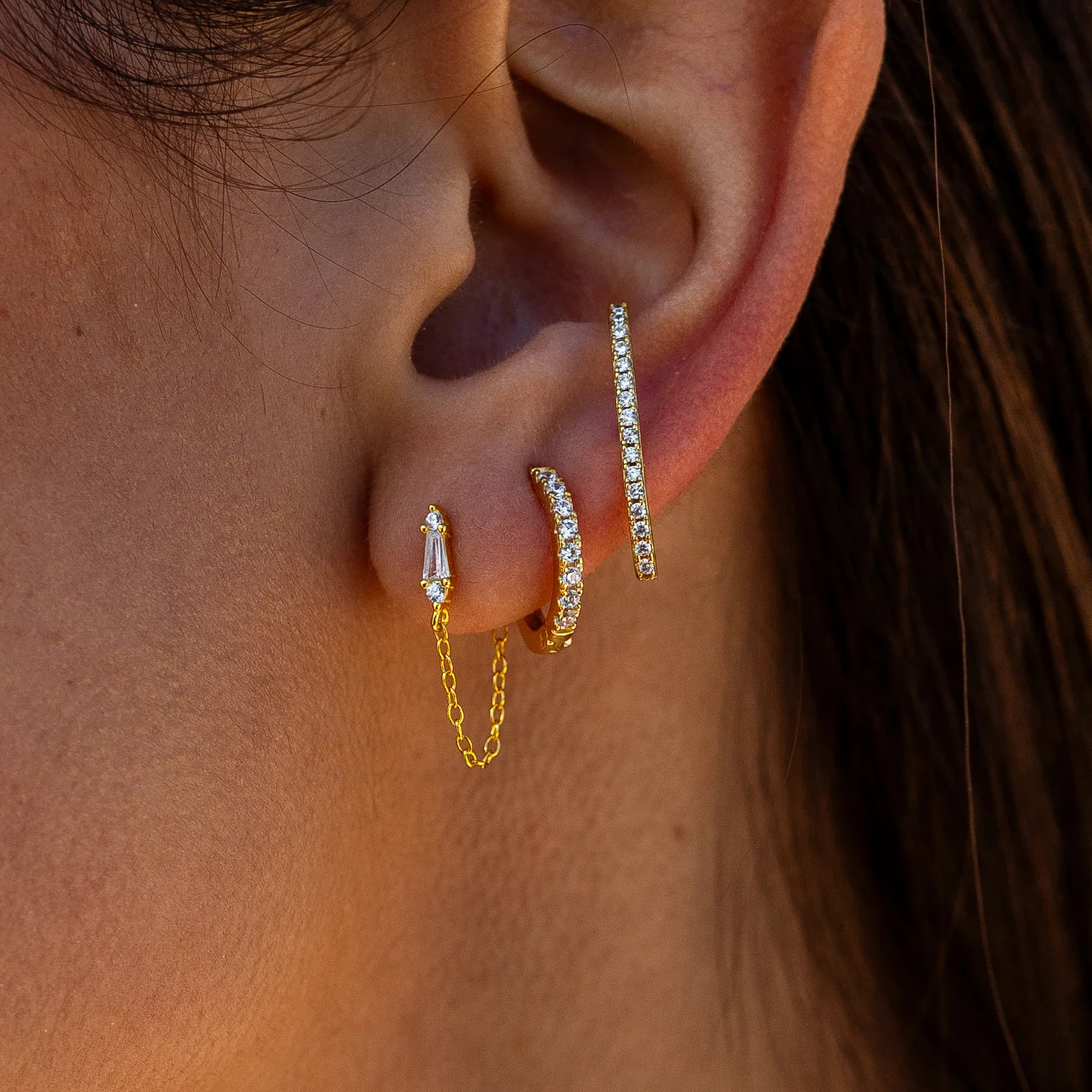 Boca Ear Climbers Gold | ALCO Jewelry