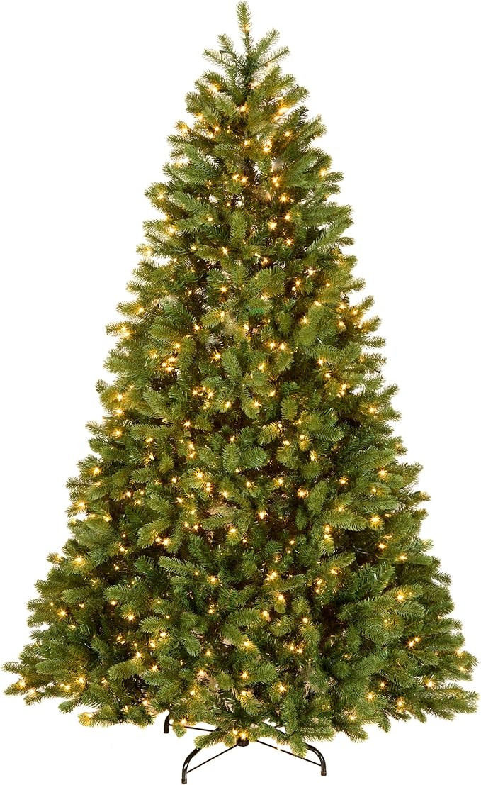 National Tree Company 7.5 ft Pre-Lit Downswept Douglas Fir Full Artificial Christmas Tree, 750 Cl... | Amazon (US)