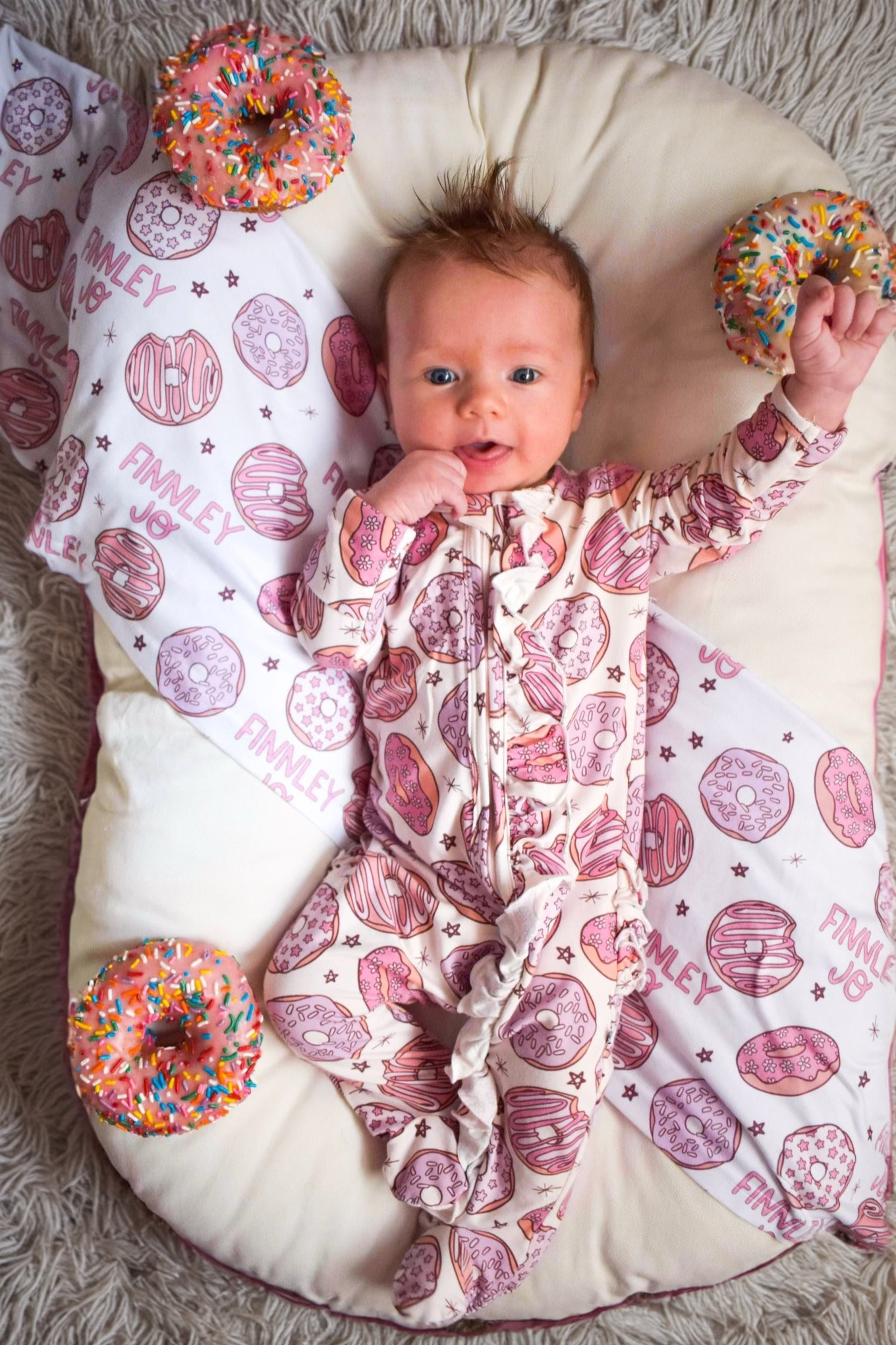 Caden lane, baby, donuts, monogram, personalized baby blanket 

#LTKBaby #LTKFamily #LTKKids