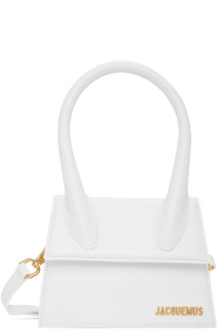 Jacquemus - White La Montagne 'Le Chiquito Moyen' Bag | SSENSE