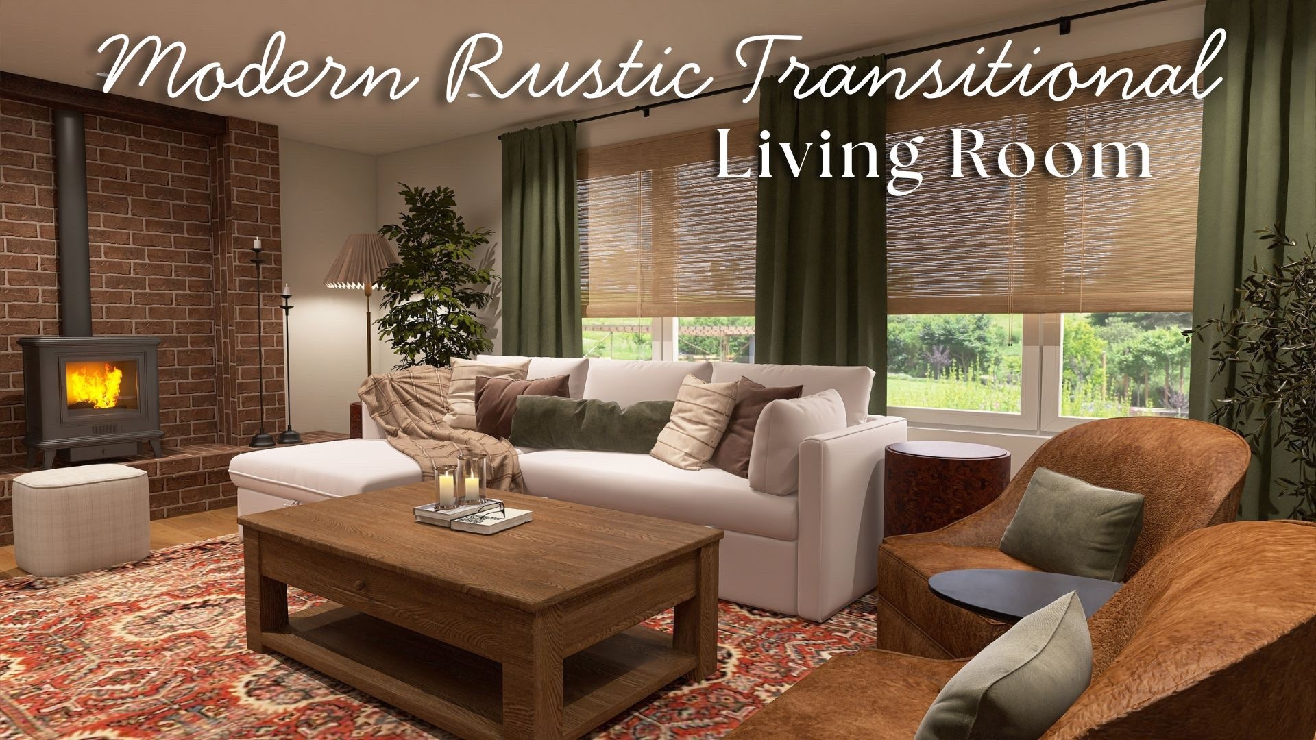 Designed by Jackie
Modern Rustic Transitional Living Room 

#LTKHome #LTKSeasonal #LTKmomlife