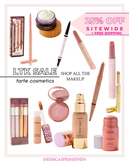 LTK SALE 9/18-20! Tarte Discount 25% OFF SITWIDE! Shop makeup and skincare  Favorites & Best Sellers… 25% OFF SITEWIDE + free shipping! #LTKSale #LTKbeauty

#LTKsalealert #LTKbeauty #LTKSale