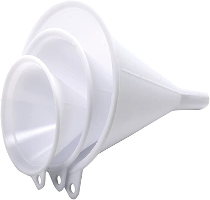 Norpro Plastic Funnel, Set of 3, Set of Three, White | Amazon (US)