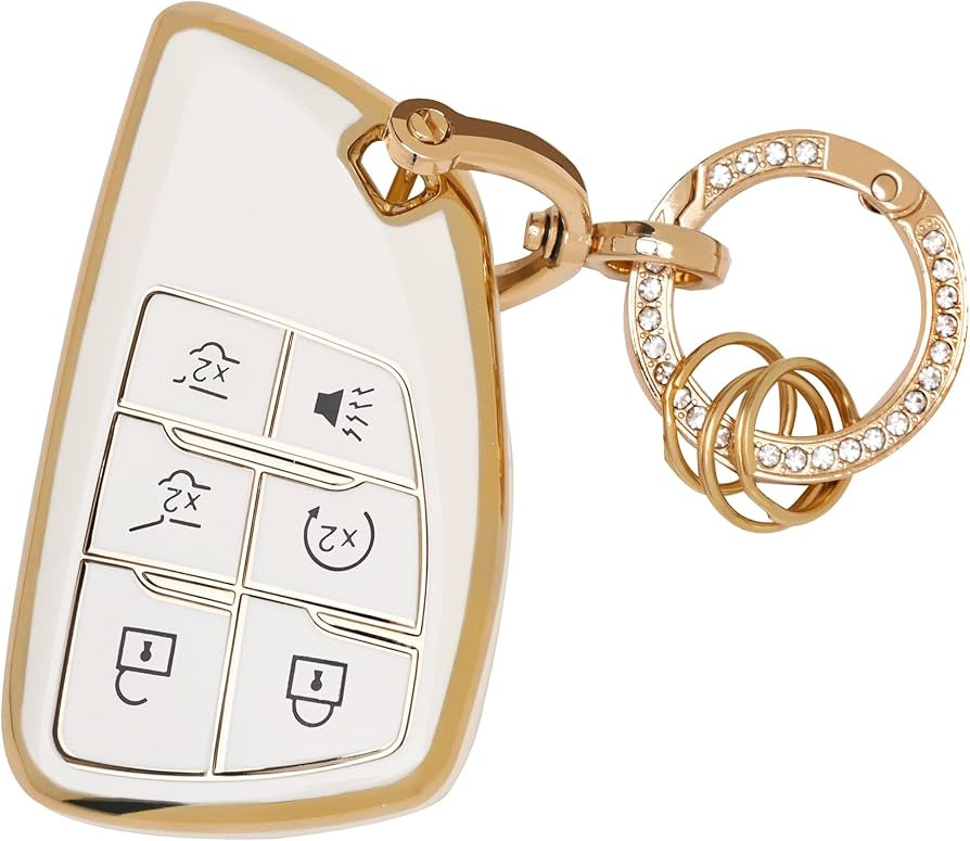 for Chevy Silverado Key Fob Cover - Soft TPU Key Fob Case Shell Cover Holder Protector for 2022 2... | Amazon (US)