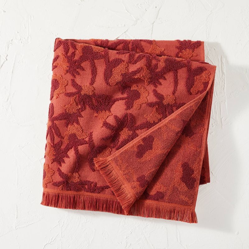 27&#34;x52&#34; Natalia Bath Towel Orange - Opalhouse&#8482; designed with Jungalow&#8482; | Target
