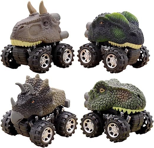 DIDUBUY Dinosaur Toys, Stocking Stuffers for Kids, Pull Back Dinosaur Cars, Toys for 3 4 5 6 Year... | Amazon (US)