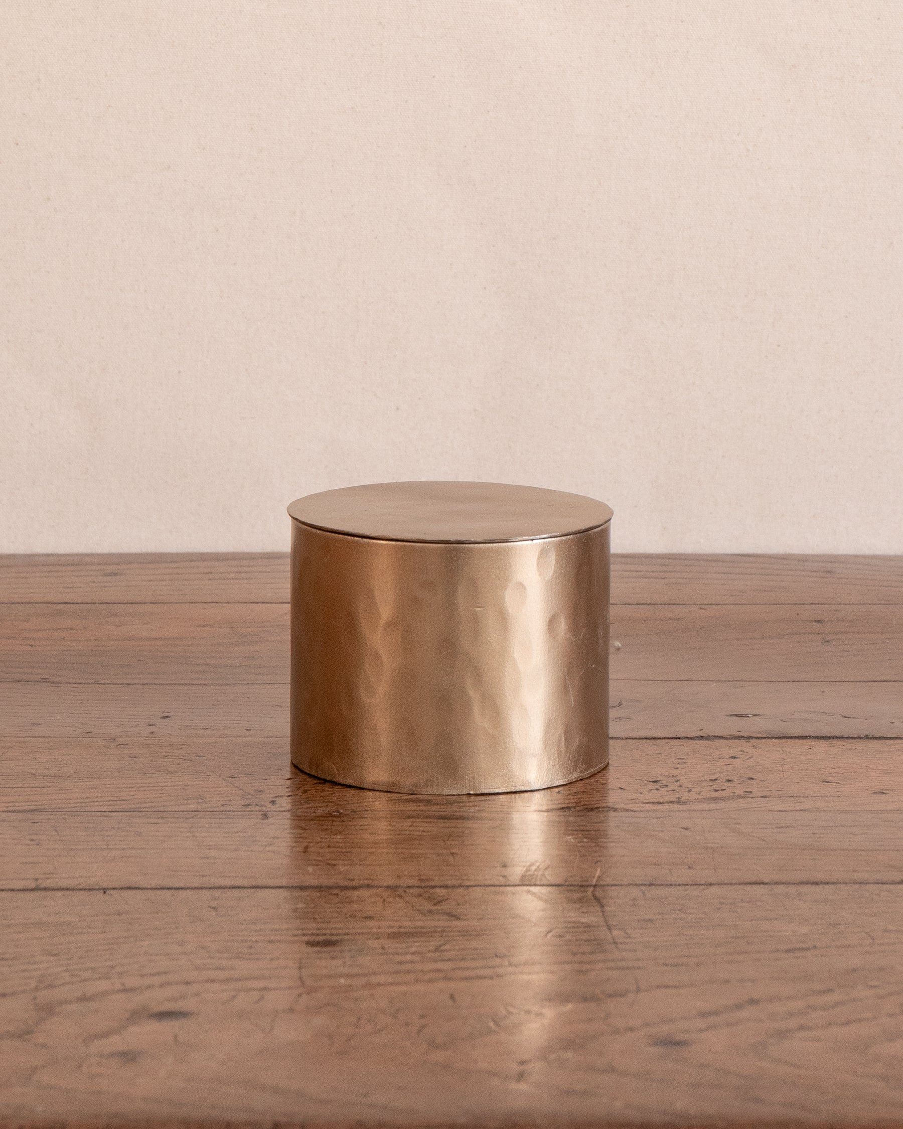 Round Brass Box | The Vintage Rug Shop