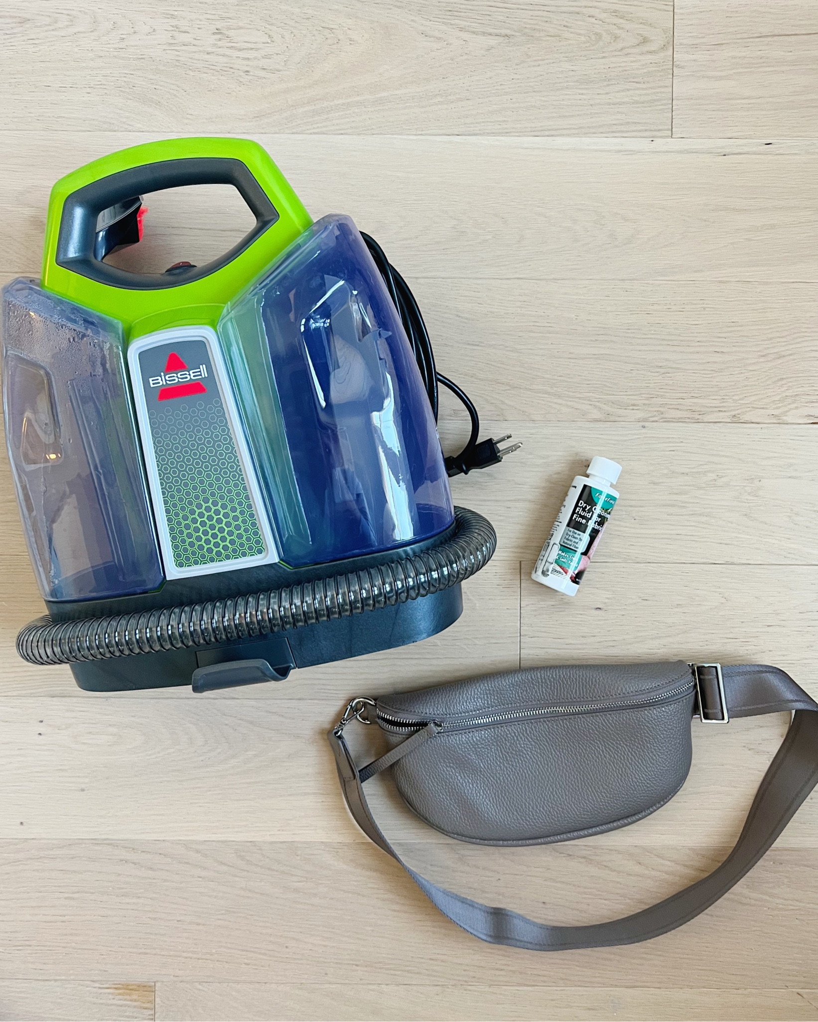 Just got this little green clean machine and it works amazing on our carpet and upholstery! The dry cleaning fluid is a must too. 

And this sling bag is my new obsession for spring! 

#LTKunder100 #LTKitbag #LTKhome