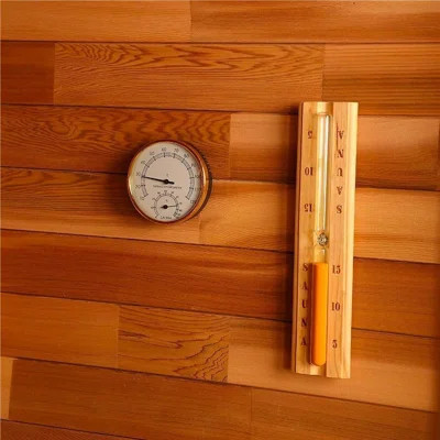 ZONEMEL 4-6 Person Wooden Outdoor Steam Sauna Room, Spruce Wood, ETL Certified 6KW TOULE Heater, Top PU Waterproof Cloth, Side Wooden Boards, Lying Do | Wayfair North America