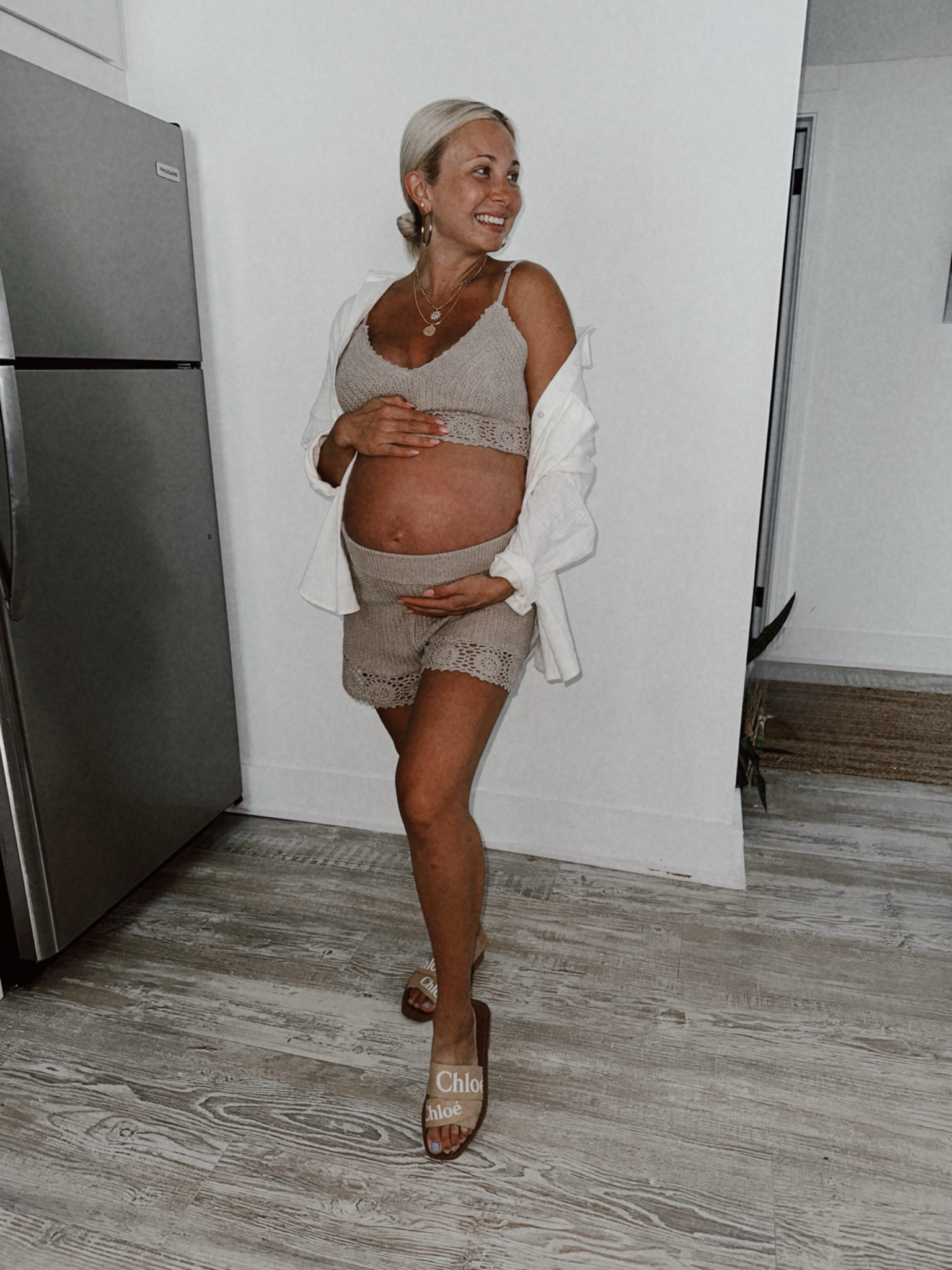 The perfect crochet set for summer and vacation! Wearing a medium in the top and shorts #abercrombie #resortstyle 

#LTKstyletip #LTKbump #LTKunder100