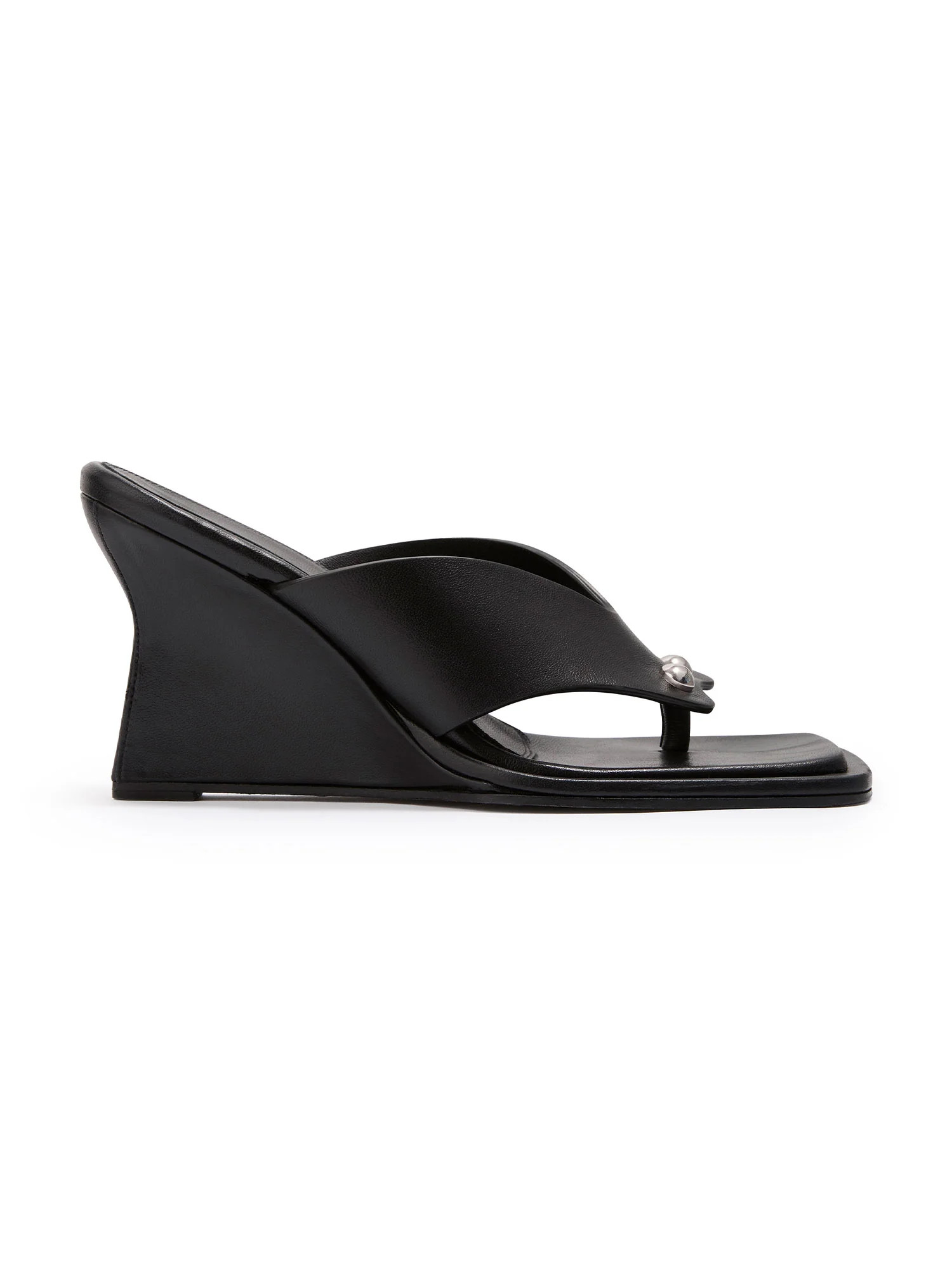 Dune Wedge | Black | Paris Georgia