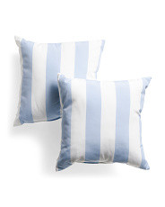 18x18 2pk Indoor Outdoor Cabana Stripe Pillows | TJ Maxx