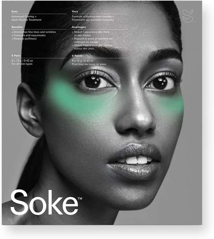 Soke Beauty Anti-wrinkle Anti-aging Brighten Under and Around -Eye Treatment (6/pack) | Amazon (US)