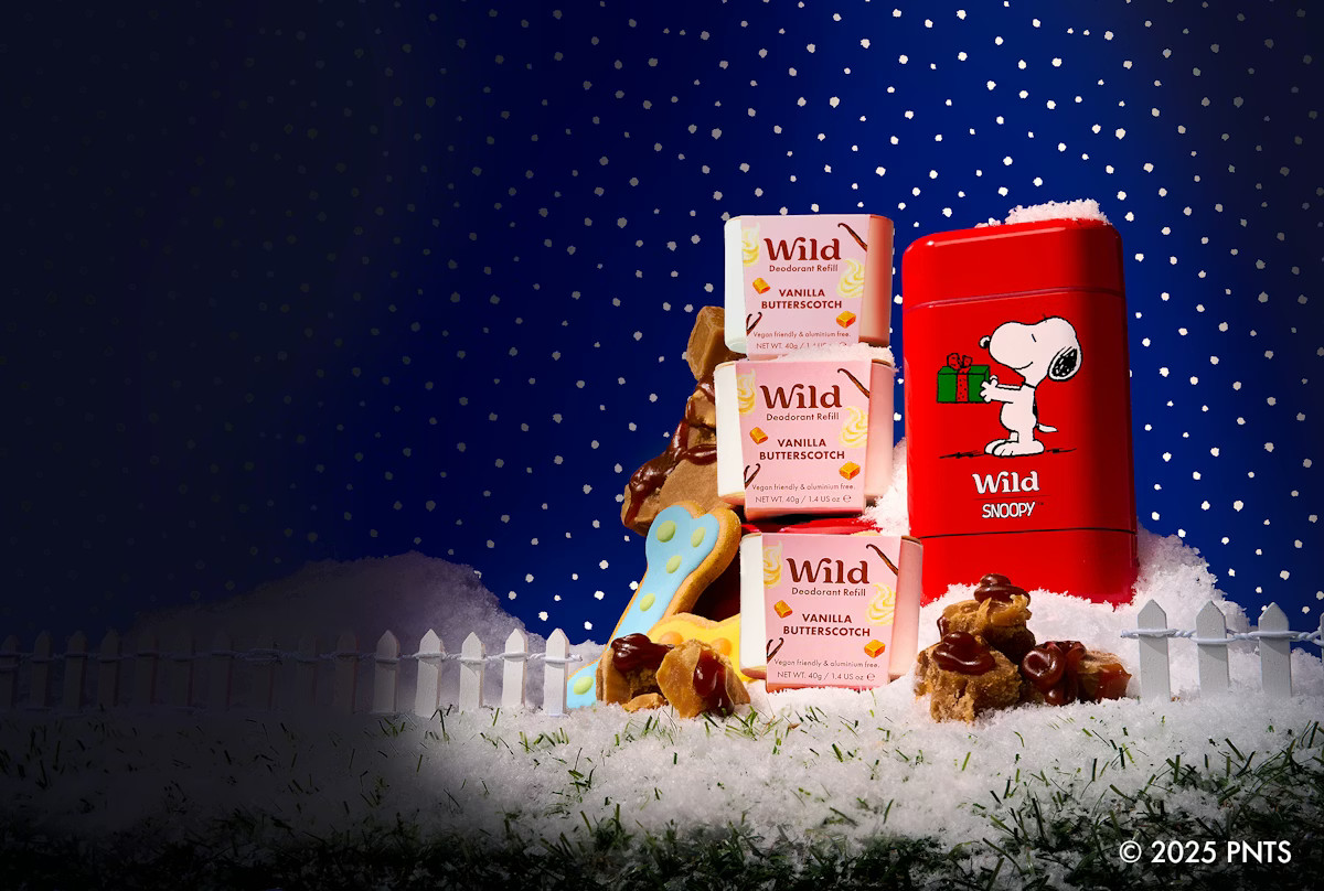 Snoopy Stick Deodorant Trio Starter Pack | Wild Cosmetics