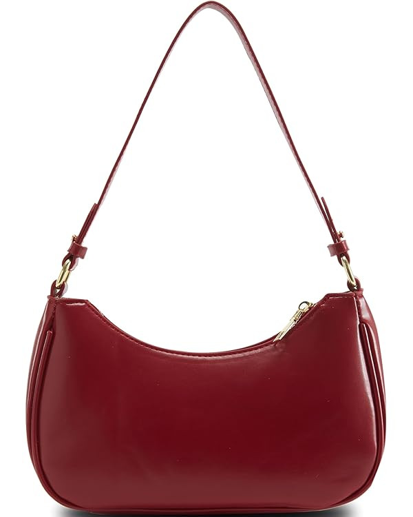 Shoulder Bag for Women Y2K Trendy Hobo Handbags Purse Vegan Leather Clutch Handbag with 2 Adjusta... | Amazon (US)