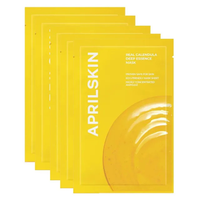 APRILSKIN - Real Calendula Deep Essence Mask Bundle Set | YesStyle Global