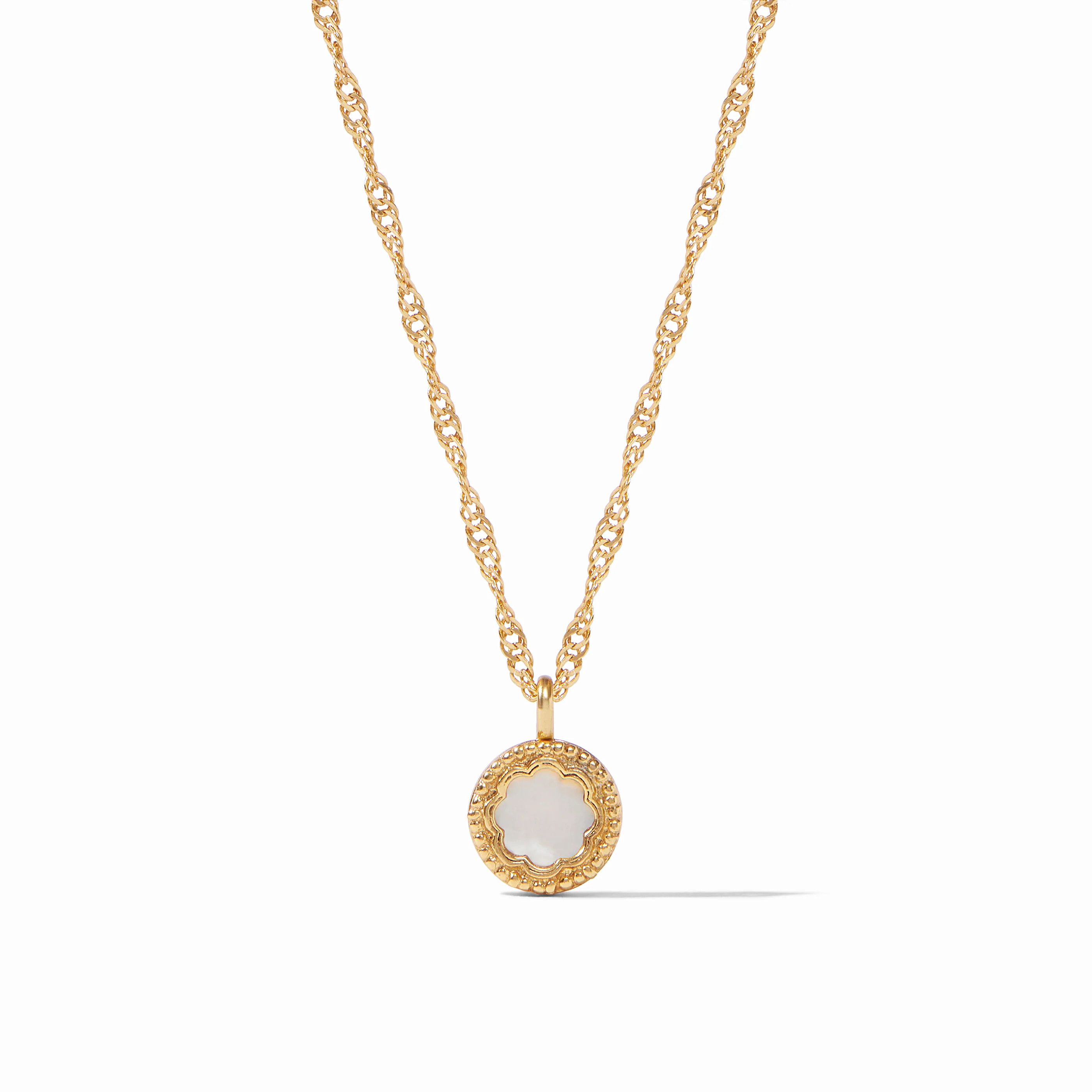Trieste Coin CZ Solitaire Necklace | Julie Vos | Julie Vos