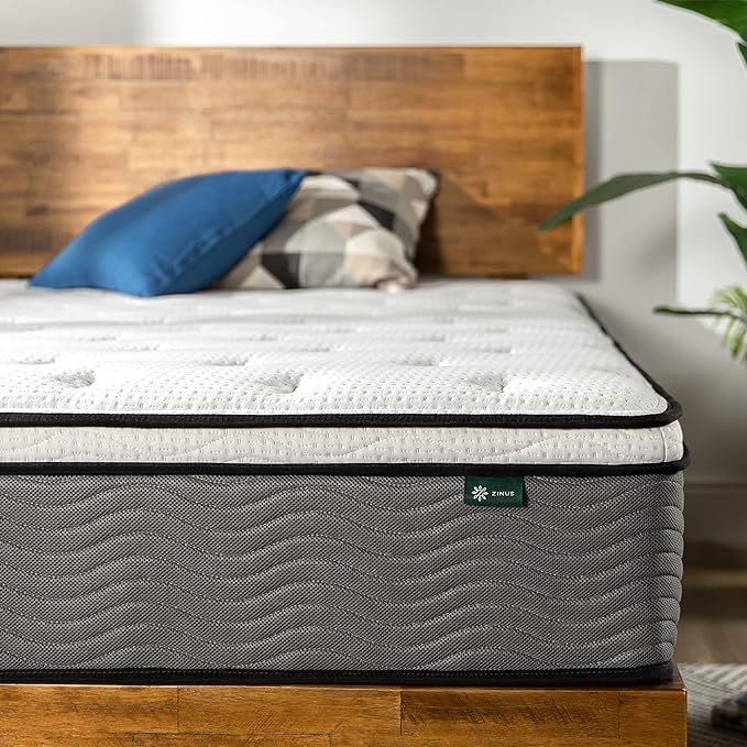ZINUS 12 Inch Support Plus Pocket Spring Hybrid Mattress / Extra Firm Feel / Heavier Coils for Du... | Amazon (US)